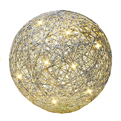 AMARE LED Ball 20cm silber von AMARE