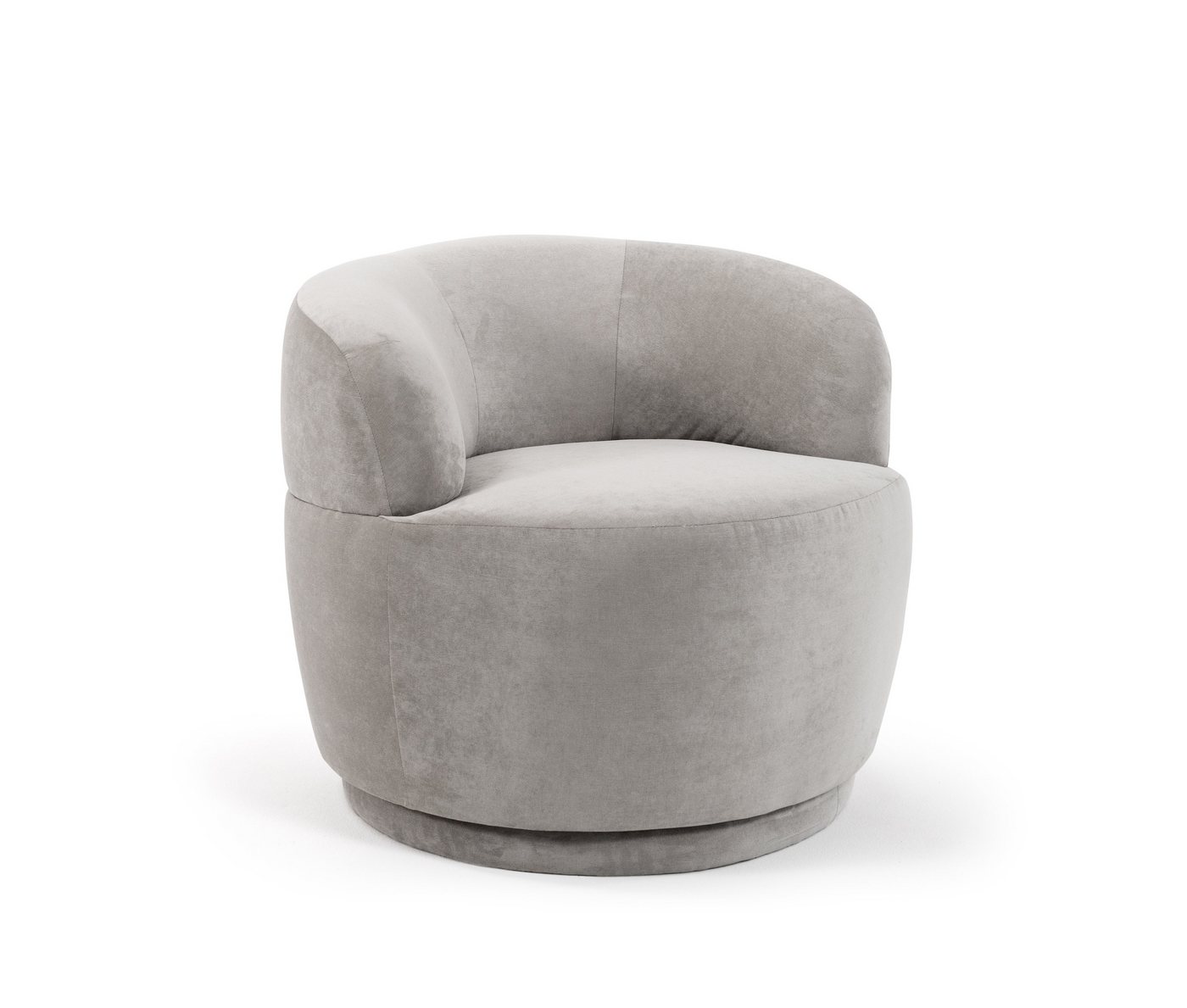 AMARIS Elements Drehsessel Sessel 'Pitt' rund Samt od. Stoff-Bezug Wohnzimmer drehbar 360 Grad, Die perfekte Ergänzung zu unseren Sofas von AMARIS Elements