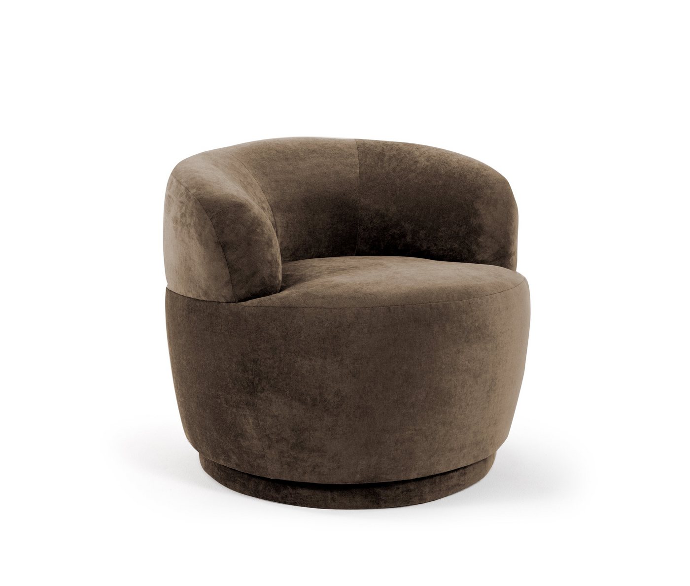 AMARIS Elements Drehsessel Sessel 'Pitt' rund Samt od. Stoff-Bezug Wohnzimmer drehbar 360 Grad, Die perfekte Ergänzung zu unseren Sofas von AMARIS Elements