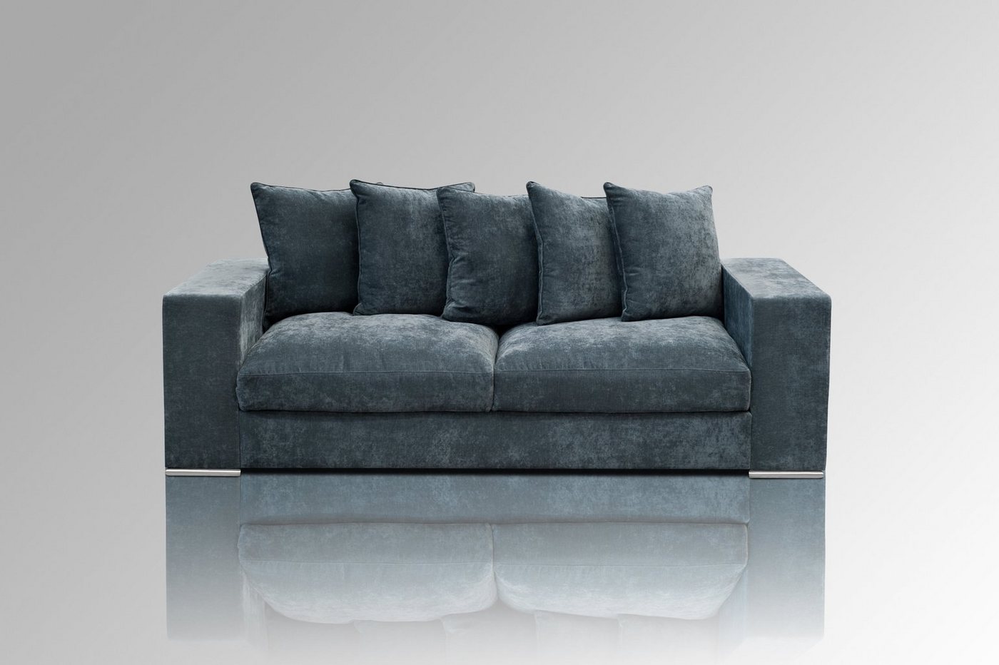 AMARIS Elements Sofa 3 Sitzer 'Cooper' Couch 2.25m, Samt od. Woll-Bezug, 4 Größen, Design trifft Qualität von AMARIS Elements