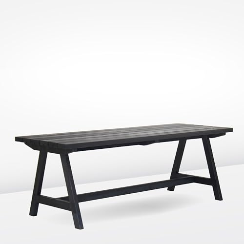 AMATA USMA Esstisch Outdoor 205 cm Kiefer massiv skandinavisches Design witterungsbeständig Nachtschwarz lackiert - Garten- & Terrassenmöbel AMATA USMA Esstisch Outdoor 205 cm Kiefer massiv skandinavisches Design witterungsbeständig Nachtschwarz lackiert - Garten- & Terrassenmöbel von AMATA