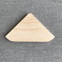 Fünfeckiges Schwebendes Regal Rustikaler Organizer Aus Weißem Kiefernholz von AMAZINGNEXTDOOR