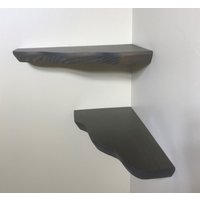 Wolken-Eckregal Rustikale Schwebende Regale, Nachttisch Aus Holz von AMAZINGNEXTDOOR