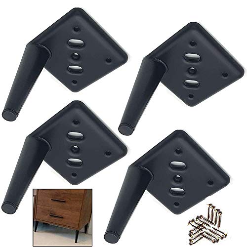 AMAZOM 4 PCS Möbelschrank Metallbeine Küchenfüße Rundschwarz, 15 cm Schrankfuß Möbelbeine Tischbeine Sofabeine,17cm AMAZOM 4 PCS Möbelschrank Metallbeine Küchenfüße Rundschwarz, 15 cm Schrankfuß Möbelbeine Tischbeine Sofabeine,17cm von AMAZOM