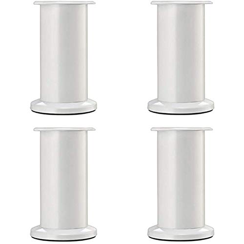 AMAZOM Edelstahl Möbelbeine 1,96 Zoll Durchmesser Küchenfüße Arbeitsplatte/Schreibtisch Tischbeine Küche Verstellbare Füße 4Er-Pack (7,87 Zoll),15cm von AMAZOM