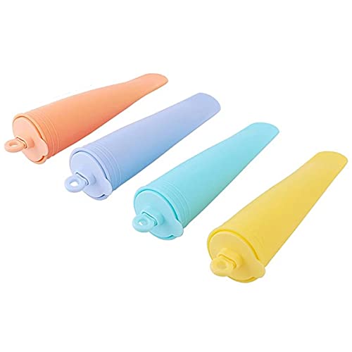 AMAZOM Silikon-EIS-Pop-Formen Mit Deckel, Wiederverwendbare Gefrier-Pop-Form, Lebensmittelechtes Material Aus EIS-Pop-Beuteln, Handgehaltene Kleine DIY-Eiscreme-EIS Am Stiel AMAZOM Silikon-EIS-Pop-Formen Mit Deckel, Wiederverwendbare Gefrier-Pop-Form, Lebensmittelechtes Material Aus EIS-Pop-Beuteln, Handgehaltene Kleine DIY-Eiscreme-EIS Am Stiel von AMAZOM
