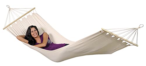AMAZONAS Boho Hängematte wetterfest UV-beständig Tobago 200cm x 80cm bis 120kg in Weiß AMAZONAS Boho Hängematte wetterfest UV-beständig Tobago 200cm x 80cm bis 120kg in Weiß von AMAZONAS