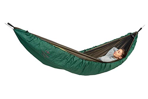 AMAZONAS Hängematten Wärmeschutz Underquilt XXL für Ultraleicht-Hängematten ca. 305 x 130 cm in Grün von AMAZONAS