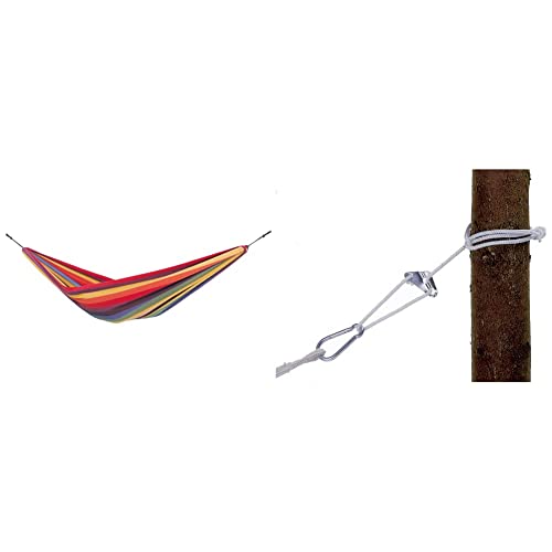 AMAZONAS Kinderhängematte Chico 220 x 120 cm bis max. 80 kg in Regenbogenfarben & Smartrope White wasserfeste verstellbare Aufhängung für Hängematten und Hängesessel 320 cm bis 150 kg pro Seil weiß AMAZONAS Kinderhängematte Chico 220 x 120 cm bis max. 80 kg in Regenbogenfarben & Smartrope White wasserfeste verstellbare Aufhängung für Hängematten und Hängesessel 320 cm bis 150 kg pro Seil weiß von AMAZONAS