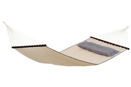AMAZONAS Stabhängematte XL American Dream Sand inkl. Kopfpolster 200x120 cm bis 180 kg von AMAZONAS