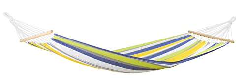 AMAZONAS Stabhängematte wetterfest UV-beständig Tonga Kolibri 200cm x 100cm bis 120kg buntgestreift von AMAZONAS