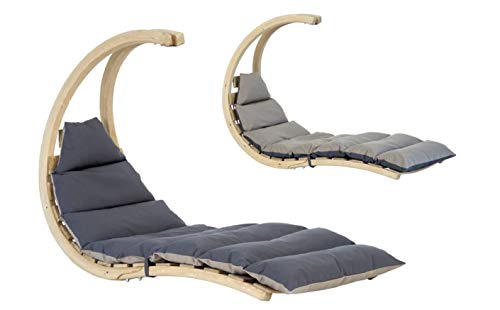AMAZONAS Swing Lounger Anthracite stylische Schwebeliege aus hochwertigem FSC Fichtenholz bis 120 kg in Dunkelgrau AMAZONAS Swing Lounger Anthracite stylische Schwebeliege aus hochwertigem FSC Fichtenholz bis 120 kg in Dunkelgrau von AMAZONAS