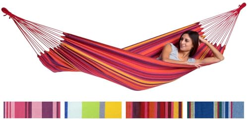 Amazonas AZ-1013100 Tahiti vulcano Hängematte, Belastbarkeit 100kg, Liegefläche 200 x 100cm von AMAZONAS