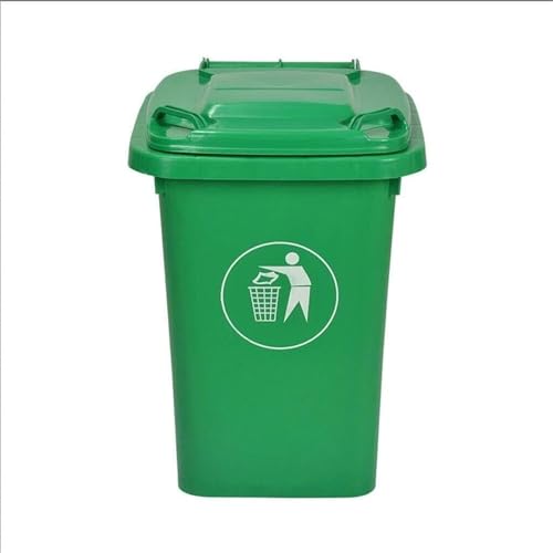 AMAZWI 50L 100L 120L 240L Mülleimer Außenbereich Industrielle Küchenmülltonne Mit Großem Fassungsvermögen Und Deckel(50L) von AMAZWI