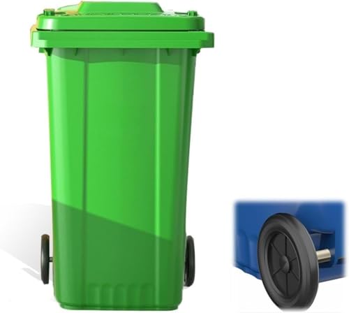 AMAZWI 50L 100L 120L 240L Mülleimer Außenbereich Mülleimer Privaten Und Gewerblichen Bereich Mit Deckel Und Rädern For Hinterhof, Garage, Deck(Green,240L) von AMAZWI