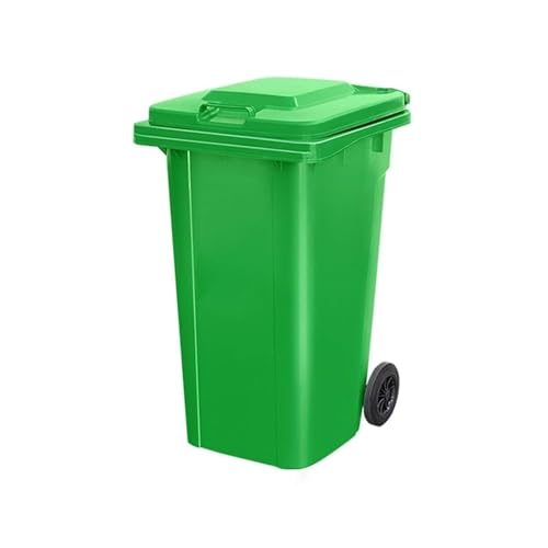 AMAZWI Kunststoff-Mülleimer Außenbereich Mülleimer Mit Großem Fassungsvermögen Und Deckel Küche, For Veranda, Hinterhof, Terrasse(100L) von AMAZWI