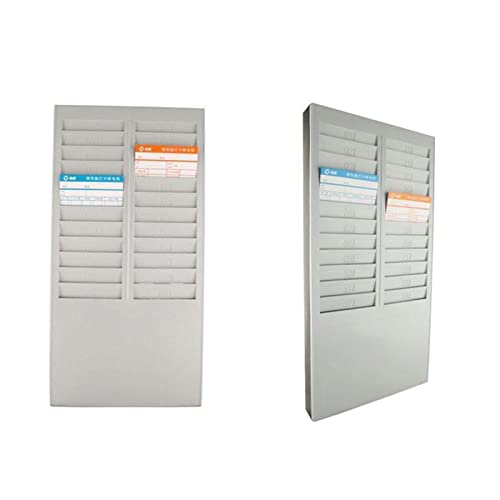 AMAZWI Mitarbeiter-Stempeluhr Zeitkartenregalhalter mit 24 Slots Wandmontage Kartenhalter for Zeitkartenmaschine Maquininha de Cartão Anwesenheit Recorder für Mitarbeiter-Check-in-Recorder AMAZWI Mitarbeiter-Stempeluhr Zeitkartenregalhalter mit 24 Slots Wandmontage Kartenhalter for Zeitkartenmaschine Maquininha de Cartão Anwesenheit Recorder für Mitarbeiter-Check-in-Recorder von AMAZWI