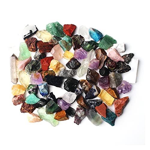 Natürlicher Rohkristall, 100/200/300 g Lot, tolle gemischte Handwerker-Edelsteine, natürlicher, roher Mineralgestein, Sammlungssteinkristall ZUOSHUAAYIN ( Color : 15-20mm 200g , Size : Mixed Rough Sto von AMAZWI