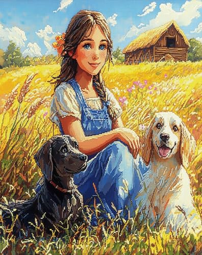 AMBATTERY DIY Handarbeit Setcartoon-Hund Und Mädchen Knüpfteppich Zum Selber Knüpfset Knüpfen Set 3D Teppich Tapisserie Set Für Erwachsene Anfänger Geschenk Latch Hook Kit 23x35in AMBATTERY DIY Handarbeit Setcartoon-Hund Und Mädchen Knüpfteppich Zum Selber Knüpfset Knüpfen Set 3D Teppich Tapisserie Set Für Erwachsene Anfänger Geschenk Latch Hook Kit 23x35in von AMBATTERY