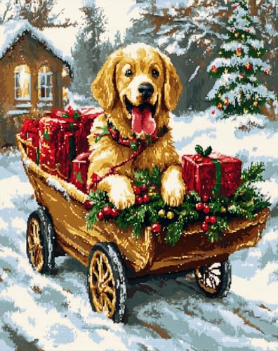 AMBATTERY DIY Knüpfen Set Cartoon-Golden Retriever-Tier Knüpfteppich Zum Selber Knüpfen Erwachsene Anfänger Knüpfen Set Kissen Knüpfkissen Mit Vordruck Handarbeit Kit 31x45in AMBATTERY DIY Knüpfen Set Cartoon-Golden Retriever-Tier Knüpfteppich Zum Selber Knüpfen Erwachsene Anfänger Knüpfen Set Kissen Knüpfkissen Mit Vordruck Handarbeit Kit 31x45in von AMBATTERY