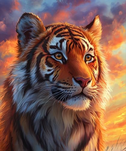 AMBATTERY DIY Knüpfen Set Erwachsene Tiger Tierporträt Knüpfen Teppich Set Mit Werkzeug Knüpfsets Latch Hook Kit Für Knüpfpackung Für Home Decor 31x63in AMBATTERY DIY Knüpfen Set Erwachsene Tiger Tierporträt Knüpfen Teppich Set Mit Werkzeug Knüpfsets Latch Hook Kit Für Knüpfpackung Für Home Decor 31x63in von AMBATTERY