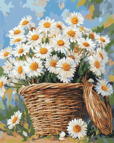 AMBATTERY DIY Knüpfen Set Weiße Gänseblümchen Im Cartoon-Blumenkorb Knüpfteppich Set Erwachsene Groß Knüpfsets Latch Hook Kit Selbst Knüpfen Für Farbmuster Vorbedruckt 23x35in AMBATTERY DIY Knüpfen Set Weiße Gänseblümchen Im Cartoon-Blumenkorb Knüpfteppich Set Erwachsene Groß Knüpfsets Latch Hook Kit Selbst Knüpfen Für Farbmuster Vorbedruckt 23x35in von AMBATTERY