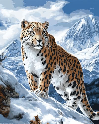 AMBATTERY DIY Knüpfhaken Set Cartoon Schneeberg Leopard Tier DIY Knüpfhaken Set Knüpfteppich Zum Selber Knüpf-Sets Mit Kissen Knüpfen-Set Knüpfen Kit Anfänger Vorgedruckt 31x45in AMBATTERY DIY Knüpfhaken Set Cartoon Schneeberg Leopard Tier DIY Knüpfhaken Set Knüpfteppich Zum Selber Knüpf-Sets Mit Kissen Knüpfen-Set Knüpfen Kit Anfänger Vorgedruckt 31x45in von AMBATTERY