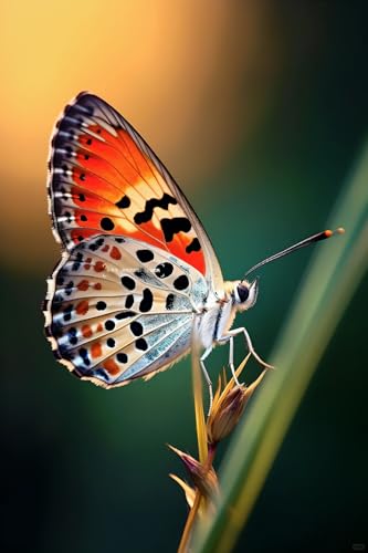 AMBATTERY DIY Knüpfhaken Set Fantasie Schmetterling Tier Knüpfset Mit Werkzeug Latch Hook Kit Knüpfteppich 3D Knüpfmatte Zum Selber Knüpfen Teppich Für Erwachsene Oder Anfänger 31x63in von AMBATTERY