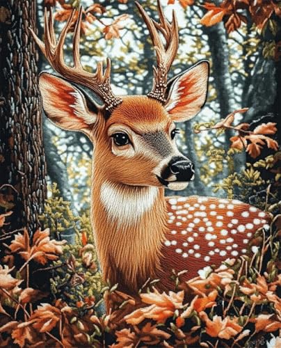 AMBATTERY DIY Knüpfhaken Set Waldhirschtier Knüpfen Set Teppich Knüpfteppich Set Groß Latch Hook Kit Für Erwachsene,Knüpfen Tapisserie Knüpfpackung Für Home Decor 21x29in AMBATTERY DIY Knüpfhaken Set Waldhirschtier Knüpfen Set Teppich Knüpfteppich Set Groß Latch Hook Kit Für Erwachsene,Knüpfen Tapisserie Knüpfpackung Für Home Decor 21x29in von AMBATTERY