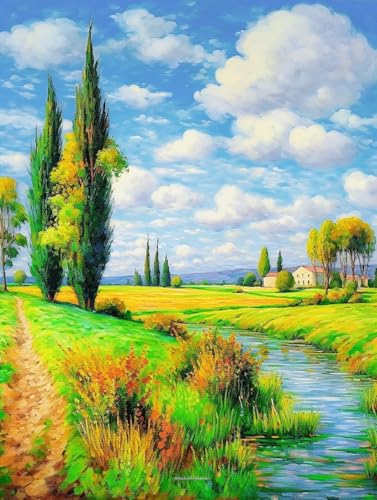 AMBATTERY DIY Knüpfteppich Ländliche Landschaft Im Freien Knüpfteppich Set Erwachsene Groß Knüpfsets Latch Hook Kit Selbst Knüpfen Für Farbmuster Vorbedruckt 23x35in AMBATTERY DIY Knüpfteppich Ländliche Landschaft Im Freien Knüpfteppich Set Erwachsene Groß Knüpfsets Latch Hook Kit Selbst Knüpfen Für Farbmuster Vorbedruckt 23x35in von AMBATTERY