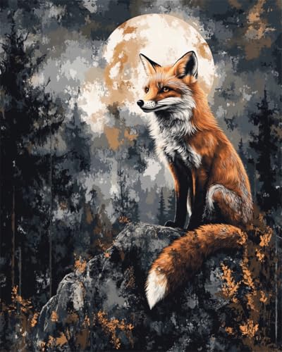 AMBATTERY DIY Knüpfteppich Set Cartoon Wald Mond Und Fuchs Knüpfen Set Erwachsene Vorgedruckt Teppich Knüpfsets Latch Hook Kit Selbst Handarbeit Set Für Erwachsene Anfänger 35x46in AMBATTERY DIY Knüpfteppich Set Cartoon Wald Mond Und Fuchs Knüpfen Set Erwachsene Vorgedruckt Teppich Knüpfsets Latch Hook Kit Selbst Handarbeit Set Für Erwachsene Anfänger 35x46in von AMBATTERY