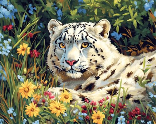 AMBATTERY DIY Knüpfteppich Set Vorgedruckt Fantasie-Leopardentier Und Blumen Tapisserie Teppich Knüpf-Sets Kreuzstich Kit Knüpfen Set Für Erwachsene DIY Handwerk Geschenke Fußabtreter 21x29in AMBATTERY DIY Knüpfteppich Set Vorgedruckt Fantasie-Leopardentier Und Blumen Tapisserie Teppich Knüpf-Sets Kreuzstich Kit Knüpfen Set Für Erwachsene DIY Handwerk Geschenke Fußabtreter 21x29in von AMBATTERY