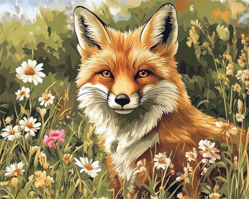AMBATTERY DIY Knüpfteppich Zum Selber Knüpfen Cartoon Fuchs Tiere Und Blumen Knüpfhaken-Set Teppich-Stickerei Handarbeit DIY Erwachsene Bastelset Knüpf-Sets Tapisserie Groß 31x45in AMBATTERY DIY Knüpfteppich Zum Selber Knüpfen Cartoon Fuchs Tiere Und Blumen Knüpfhaken-Set Teppich-Stickerei Handarbeit DIY Erwachsene Bastelset Knüpf-Sets Tapisserie Groß 31x45in von AMBATTERY