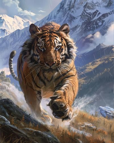 AMBATTERY DIY Knüpfteppich Zum Selber Knüpfen Tiger Tier Und Schneeberg DIY Knüpfhaken Set Knüpfteppich Zum Selber Knüpf-Sets Mit Kissen Knüpfen-Set Knüpfen Kit Anfänger Vorgedruckt 31x45in AMBATTERY DIY Knüpfteppich Zum Selber Knüpfen Tiger Tier Und Schneeberg DIY Knüpfhaken Set Knüpfteppich Zum Selber Knüpf-Sets Mit Kissen Knüpfen-Set Knüpfen Kit Anfänger Vorgedruckt 31x45in von AMBATTERY