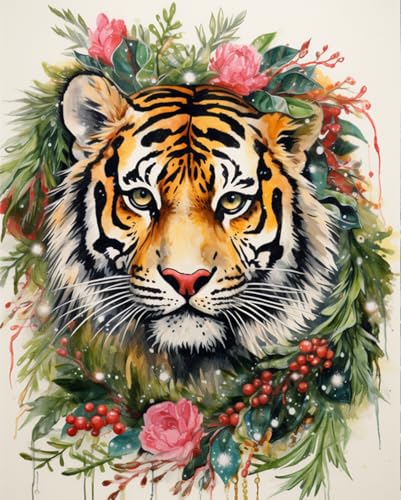 DIY Handarbeit Setfantasietiger Und Blumen Knüpfteppich Für Erwachsene Zum Selber Knüpfen,DIY Knüpfsets Kreuzstich Teppich Set Mit Werkzeug Latch Hook Kit 35x46in DIY Handarbeit Setfantasietiger Und Blumen Knüpfteppich Für Erwachsene Zum Selber Knüpfen,DIY Knüpfsets Kreuzstich Teppich Set Mit Werkzeug Latch Hook Kit 35x46in von AMBATTERY