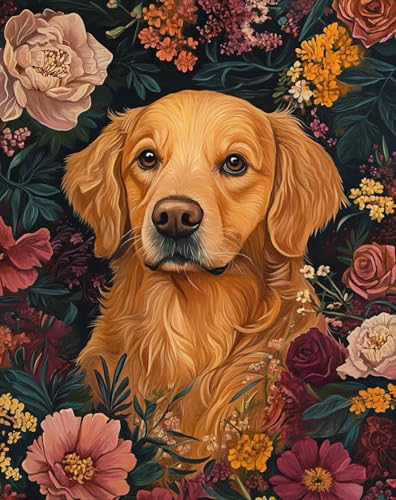 DIY Handarbeit Setgolden Retriever Hund Tiere Und Blumen Knüpfen Teppich Set Mit Werkzeug Knüpfsets Latch Hook Kit Für Knüpfpackung Für Home Decor 35x46in DIY Handarbeit Setgolden Retriever Hund Tiere Und Blumen Knüpfen Teppich Set Mit Werkzeug Knüpfsets Latch Hook Kit Für Knüpfpackung Für Home Decor 35x46in von AMBATTERY