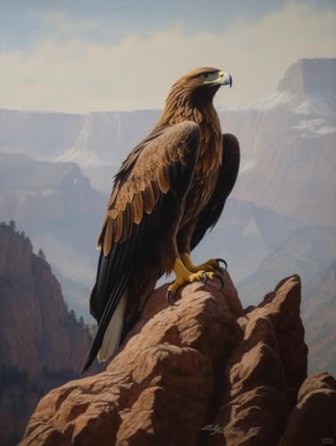 DIY Knüpfen Set Erwachsene Berge Und Adlertiere Knüpfen Teppich Set Mit Werkzeug Knüpfsets Latch Hook Kit Für Knüpfpackung Für Home Decor 31x63in DIY Knüpfen Set Erwachsene Berge Und Adlertiere Knüpfen Teppich Set Mit Werkzeug Knüpfsets Latch Hook Kit Für Knüpfpackung Für Home Decor 31x63in von AMBATTERY