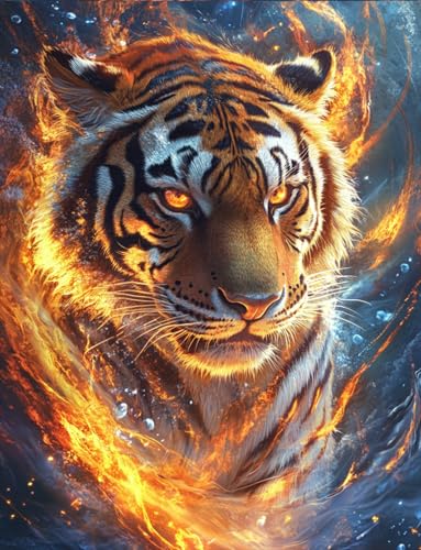 DIY Knüpfen Set Fantasie-Tigertier Knüpfhaken-Set Teppich-Stickerei Handarbeit DIY Erwachsene Bastelset Knüpf-Sets Tapisserie Groß 31x45in DIY Knüpfen Set Fantasie-Tigertier Knüpfhaken-Set Teppich-Stickerei Handarbeit DIY Erwachsene Bastelset Knüpf-Sets Tapisserie Groß 31x45in von AMBATTERY