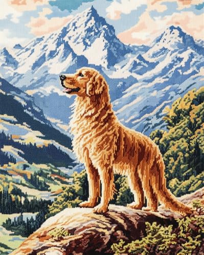 Diy Knüpf-Sets Teppich Golden Retriever Hund Tier Und Landschaft Knüpfset Mit Werkzeug Latch Hook Kit Knüpfteppich 3D Knüpfmatte Zum Selber Knüpfen Teppich Für Erwachsene Oder Anfänger 21x29in Diy Knüpf-Sets Teppich Golden Retriever Hund Tier Und Landschaft Knüpfset Mit Werkzeug Latch Hook Kit Knüpfteppich 3D Knüpfmatte Zum Selber Knüpfen Teppich Für Erwachsene Oder Anfänger 21x29in von AMBATTERY