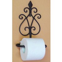 Ambiente Haus - Toilettenrollenhalter 92083 Toilettenpapierhalter 26 cm aus Metall Wandhalter von AMBIENTE HAUS