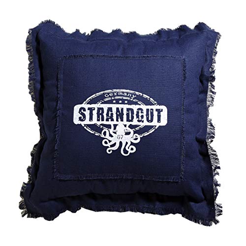 AMBIENTE HOME Strandgut07 Kissen 53 x 53 cm, dunkelblau von AMBIENTE HOME