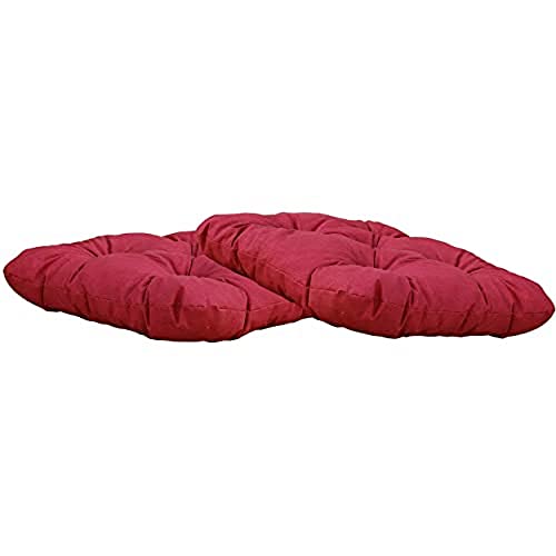 Ambientehome 2er Set Sitzkissen Auflage Sitzpolster 50x50x8 cm rot Ambientehome 2er Set Sitzkissen Auflage Sitzpolster 50x50x8 cm rot von AMBIENTE HOME