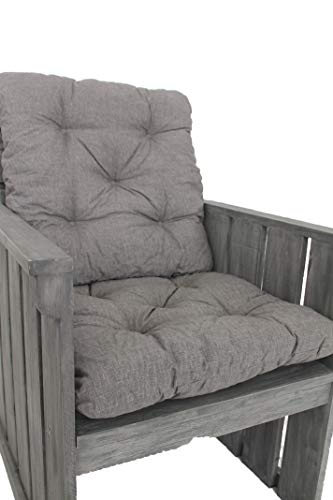 Ambientehome Sitzkissen für Sessel, 2er-Set, Dunkelgrau, 55 x 55 x 10 cm Ambientehome Sitzkissen für Sessel, 2er-Set, Dunkelgrau, 55 x 55 x 10 cm von AMBIENTE HOME