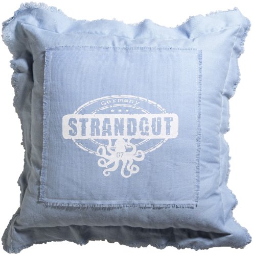 Java Exclusiv 68381 Strandgut07 Kissen 53 x 53 cm, hellblau von AMBIENTE HOME