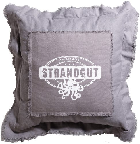 Java Exclusiv 68385 Strandgut07 Kissen 53 x 53 cm, grau von AMBIENTE HOME