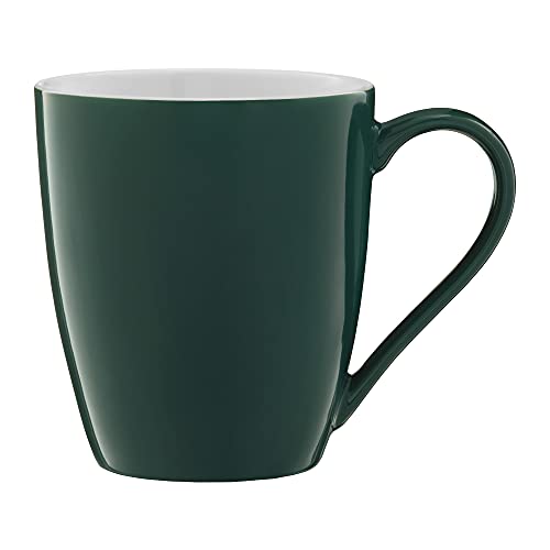 AMBITION Kaffeebecher Aura Green 370 ml Trinkbecher Teebecher Tasse mit Henkel Porzellan modern elegant von AMBITION