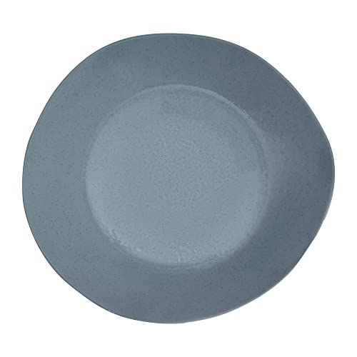 AMBITION Speiseteller blau Essteller 30 cm Porzellan rustikaler Stil unregelmäßige Form glasiert Organic Blau AMBITION Speiseteller blau Essteller 30 cm Porzellan rustikaler Stil unregelmäßige Form glasiert Organic Blau von AMBITION