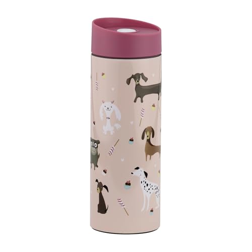 AMBITION Thermobecher Kaffee to go 400ml Pets Isolierbecher auslaufsicher aus Edelstahl mit Druckknopf rosa AMBITION Thermobecher Kaffee to go 400ml Pets Isolierbecher auslaufsicher aus Edelstahl mit Druckknopf rosa von AMBITION