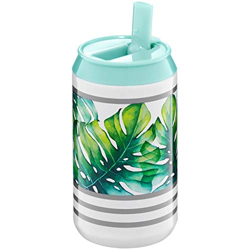 AMBITION To go Becher Thermobecher to go 250 ml Edelstahl Kunststoff Mundstück Exotic Blätter weiß minz grün Tropical Kollektion AMBITION To go Becher Thermobecher to go 250 ml Edelstahl Kunststoff Mundstück Exotic Blätter weiß minz grün Tropical Kollektion von AMBITION