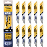 Amboss Werkzeuge - 10x Amboss Metal Shock Säbelsägeblatt Länge 150 mm 8 ZpZ von AMBOSS WERKZEUGE